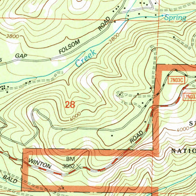 United States Geological Survey Devils Nose, CA (2001, 24000-Scale) digital map