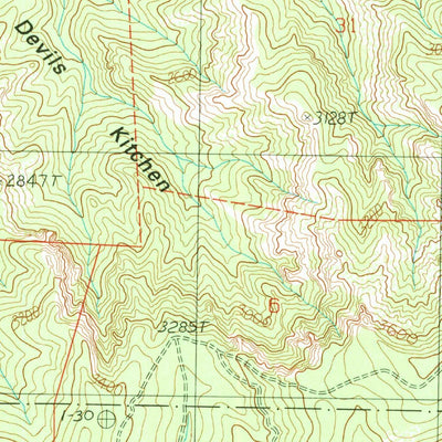 United States Geological Survey Devils Parade Ground, CA (1991, 24000-Scale) digital map