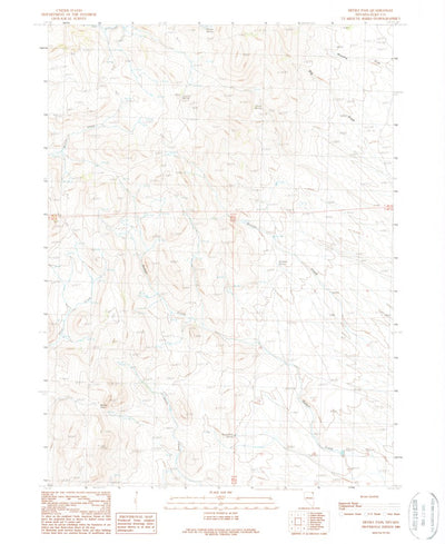 United States Geological Survey Devils Pass, NV (1989, 24000-Scale) digital map