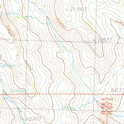 United States Geological Survey Devils Pass, NV (1989, 24000-Scale) digital map