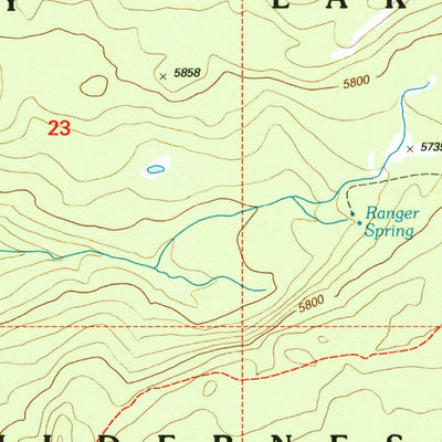 United States Geological Survey Devils Peak, OR (1998, 24000-Scale) digital map