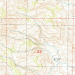 United States Geological Survey Devils Playground, WY (1987, 24000-Scale) digital map