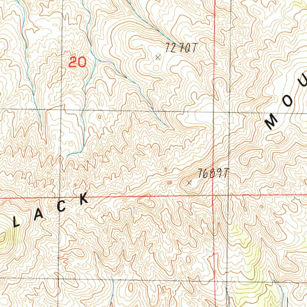Devils Playground, WY (1987, 24000-Scale) Map by United States