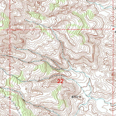 United States Geological Survey Devils Playground, WY (1996, 24000-Scale) digital map