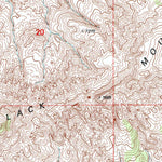 United States Geological Survey Devils Playground, WY (1996, 24000-Scale) digital map
