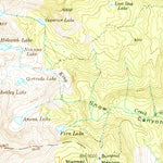 United States Geological Survey Devils Postpile, CA (1953, 62500-Scale) digital map