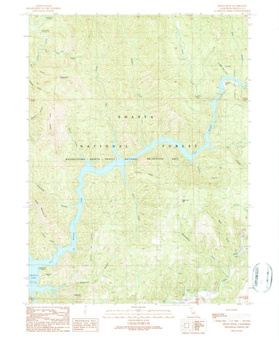 United States Geological Survey Devils Rock, CA (1990, 24000-Scale) digital map