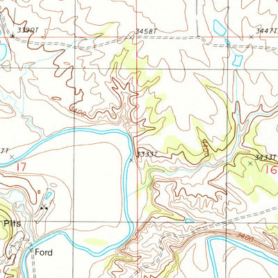 United States Geological Survey Devils Run, WY-MT (1984, 24000-Scale) digital map