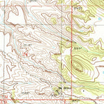 United States Geological Survey Devils Run, WY-MT (1984, 24000-Scale) digital map