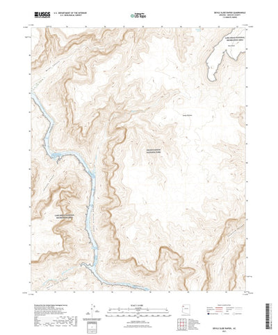 United States Geological Survey Devils Slide Rapids, AZ (2021, 24000-Scale) digital map