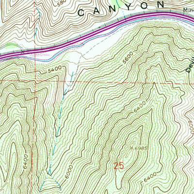 United States Geological Survey Devils Slide, UT (1961, 24000-Scale) digital map