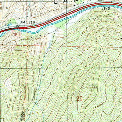 United States Geological Survey Devils Slide, UT (1991, 24000-Scale) digital map
