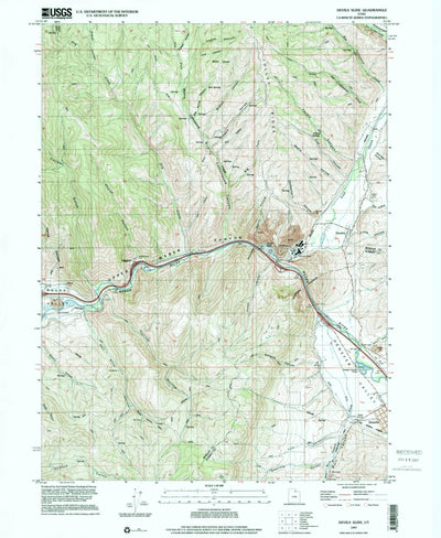 United States Geological Survey Devils Slide, UT (1997, 24000-Scale) digital map