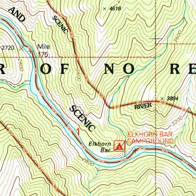 United States Geological Survey Devils Teeth Rapids, ID (1998, 24000-Scale) digital map