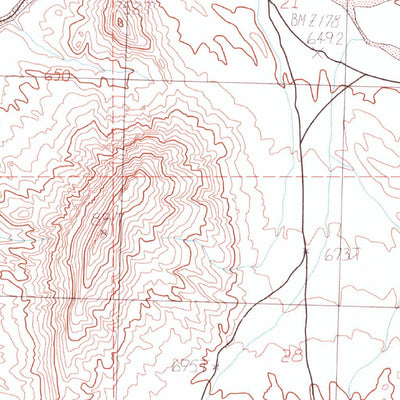 United States Geological Survey Devils Throat, NV (1983, 24000-Scale) digital map