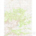 United States Geological Survey Devils Tooth, WY (1987, 24000-Scale) digital map