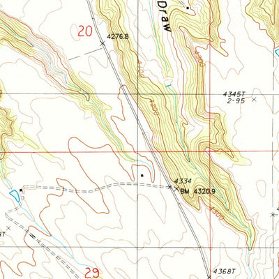 United States Geological Survey Devils Tower, WY (1984, 24000-Scale) digital map