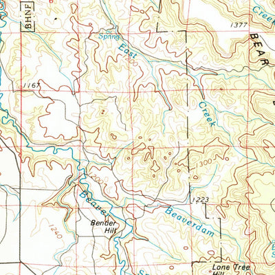 United States Geological Survey Devils Tower, WY-SD-MT (1979, 100000-Scale) digital map