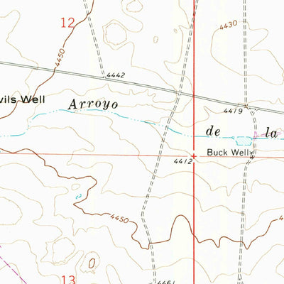 United States Geological Survey Devils Well, NM (1967, 24000-Scale) digital map