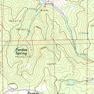 United States Geological Survey Devine Ridge North, OR (1990, 24000-Scale) digital map
