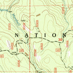 United States Geological Survey Devine Ridge North, OR (1999, 24000-Scale) digital map