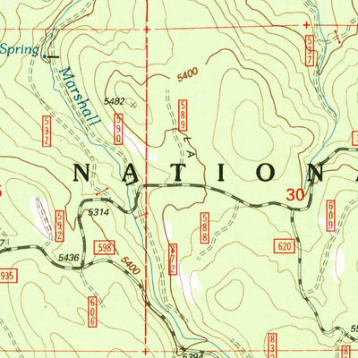 United States Geological Survey Devine Ridge North, OR (1999, 24000-Scale) digital map