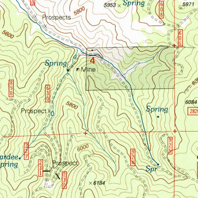 United States Geological Survey Devine Ridge North, OR (1999, 24000-Scale) digital map