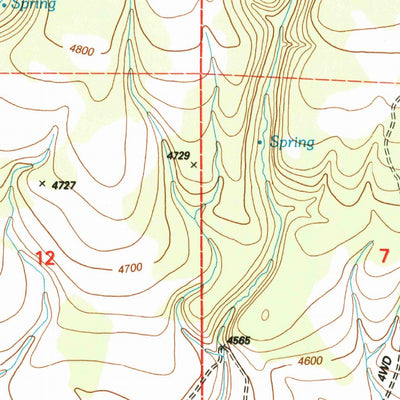 United States Geological Survey Devine Ridge South, OR (1999, 24000-Scale) digital map