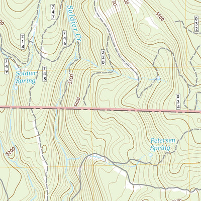 United States Geological Survey Devine Ridge South, OR (2020, 24000-Scale) digital map