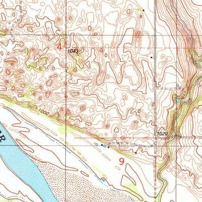 United States Geological Survey Devol, OK-TX (1985, 24000-Scale) digital map