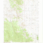 United States Geological Survey Devon Peak, NV (1986, 24000-Scale) digital map