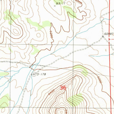 United States Geological Survey Devon Peak, NV (1986, 24000-Scale) digital map