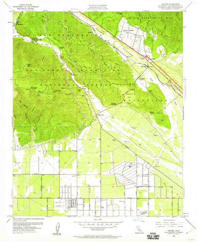United States Geological Survey Devore, CA (1954, 24000-Scale) digital map