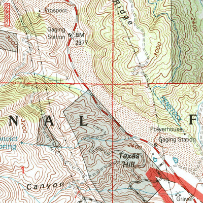 United States Geological Survey Devore, CA (1996, 24000-Scale) digital map