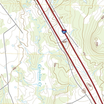 United States Geological Survey Dew, TX (2022, 24000-Scale) digital map