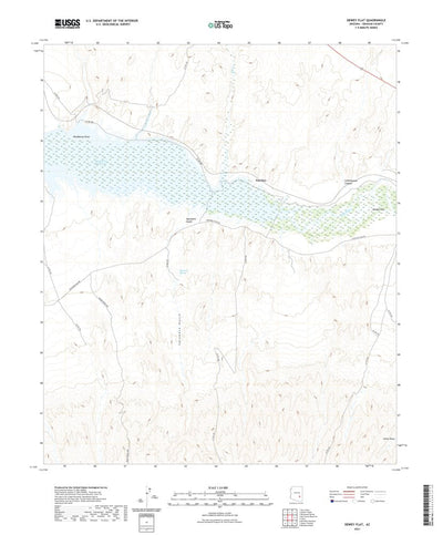 United States Geological Survey Dewey Flat, AZ (2021, 24000-Scale) digital map