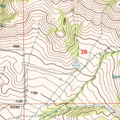 United States Geological Survey Dewey Gulch, CA (2001, 24000-Scale) digital map