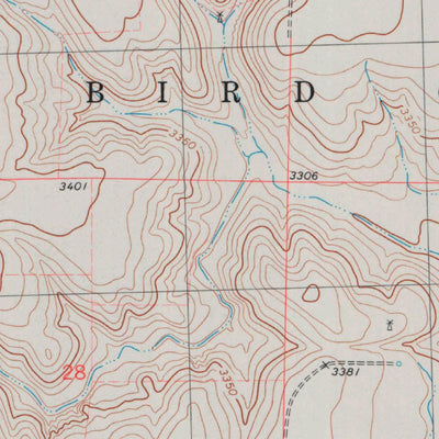 United States Geological Survey Dewey Ranch NW, KS (1981, 24000-Scale) digital map