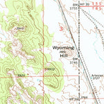 United States Geological Survey Dewey, SD-WY (1951, 24000-Scale) digital map