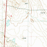 United States Geological Survey Dewey SW, WY (1951, 24000-Scale) digital map