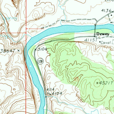United States Geological Survey Dewey, UT (1985, 24000-Scale) digital map