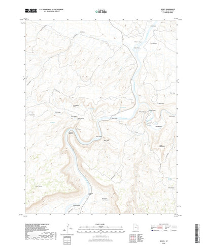 United States Geological Survey Dewey, UT (2020, 24000-Scale) digital map
