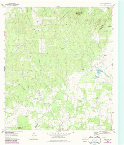 United States Geological Survey Dewville, TX (1962, 24000-Scale) digital map