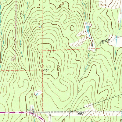 United States Geological Survey Dewville, TX (1962, 24000-Scale) digital map