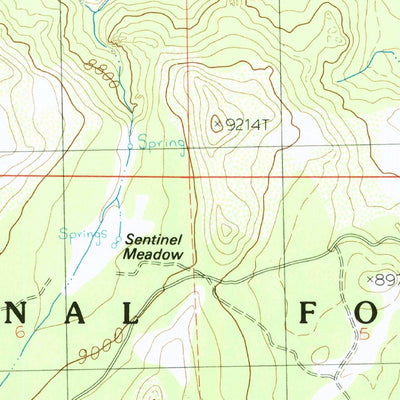 United States Geological Survey Dexter Canyon, CA (1986, 24000-Scale) digital map