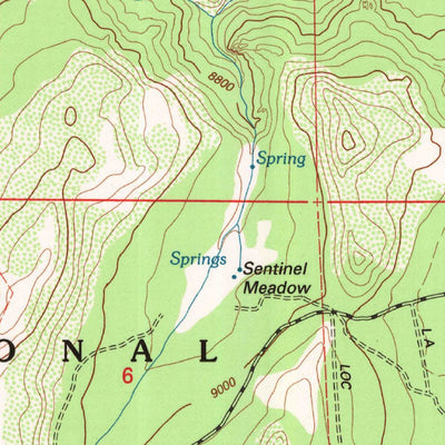 United States Geological Survey Dexter Canyon, CA (1994, 24000-Scale) digital map
