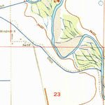 United States Geological Survey Dexter East, NM (1950, 24000-Scale) digital map