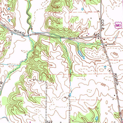 United States Geological Survey Dexter, KY (1969, 24000-Scale) digital map
