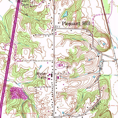 United States Geological Survey Dexter, KY (1969, 24000-Scale) digital map