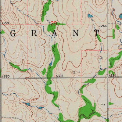 United States Geological Survey Dexter SW, KS (1962, 24000-Scale) digital map